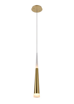 Andes LED Mini Pendant in Satin Gold (401|1103P5-1-602)