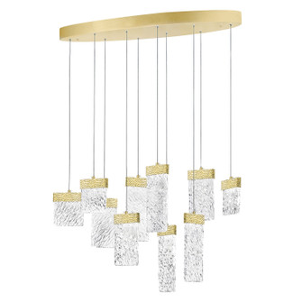 Carolina LED Chandelier in Gold Leaf (401|1090P40-10-620-O)