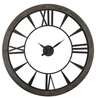 Ronan Wall Clock in Dark Rustic Bronze w/Rust Gray (52|06084)