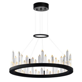 Juliette LED Chandelier in Black (401|1043P24-101)