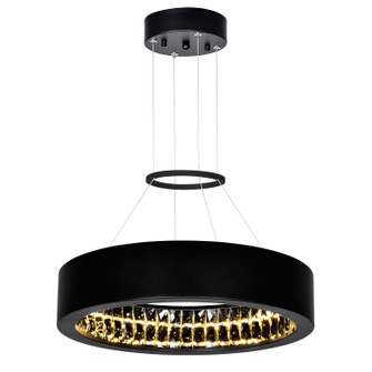 Rosalina LED Chandelier in Matte Black (401|1040P16-101)