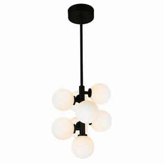 Arya LED Pendant in Black (401|1020P12-8-101)