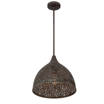 Jasmine One Light Pendant in Forged Bronze (60|JAS-A5010-FB)