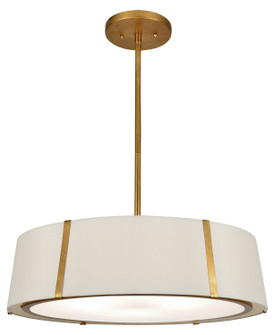Fulton Six Light Chandelier in Antique Gold (60|FUL-907-GA)