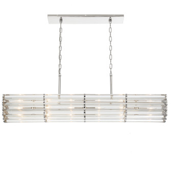 Elliot Six Light Chandelier in Polished Nickel (60|ELL-B3007-PN)