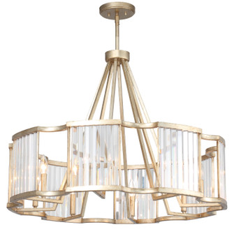 Darcy Eight Light Chandelier in Distressed Twilight (60|DAR-1018-DT)