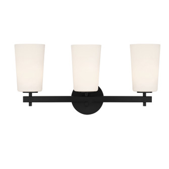 Colton Three Light Wall Sconce in Black (60|COL-103-BK)
