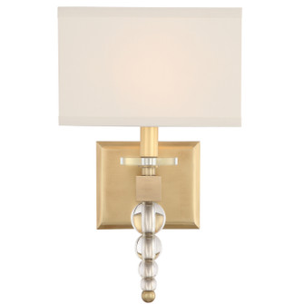 Clover One Light Wall Sconce in Aged Brass (60|CLO-8892-AG)