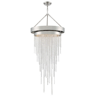 Clarksen Six Light Chandelier in Polished Nickel (60|CLA-A3207-PN-CL-MWP)