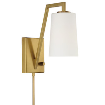 Avon One Light Wall Sconce in Aged Brass (60|AVO-B4201-AG)