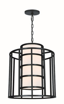 Hulton Six Light Chandelier in Matte Black (60|9597-MK)