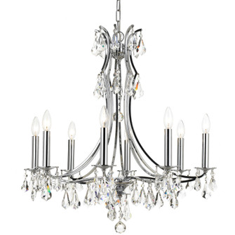 Cedar Eight Light Chandelier in Polished Chrome (60|5938-CH-CL-S)