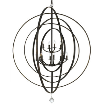 Luna 12 Light Chandelier in English Bronze (60|590-EB)