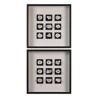 Geode Shadow Box in Black Wood (52|04080)