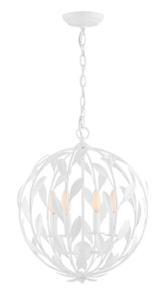 Broche Four Light Chandelier in Matte White (60|504-MT)