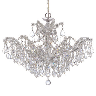 Maria Theresa Six Light Chandelier in Polished Chrome (60|4439-CH-CL-SAQ)