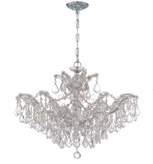Maria Theresa Six Light Chandelier in Polished Chrome (60|4439-CH-CL-SAQ)