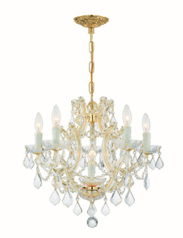 Maria Theresa Six Light Mini Chandelier in Gold (60|4405-GD-CL-I)