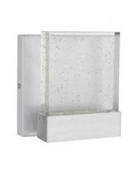 Aria II LED Wall Lantern in Satin Aluminum (46|ZA1220-SA-LED)