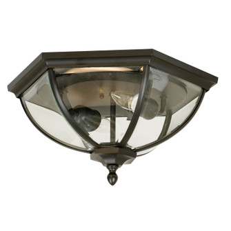 Britannia Two Light Flushmount in Oiled Bronze (Outdoor) (46|Z3017-OBO)