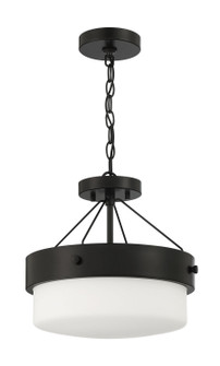 Oak Street Two Light Flushmount in Flat Black (46|XS3213-FB)