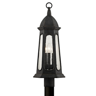 Astor Three Light Post Lantern in Vintage Iron (67|P6365)