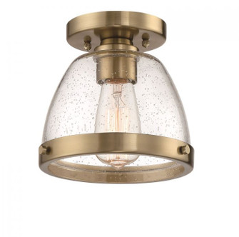 Lodie One Light Flushmount in Satin Brass (46|X1408-SB)