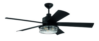 Garrick Indoor/Outdoor 56'' Ceiling Fan in Flat Black (46|GAR56FB5)