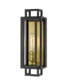 Titania One Light Wall Sconce in Bronze + Olde Brass (224|454-1S-BRZ-OBR)
