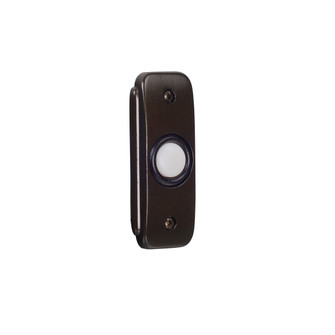 Builder Recessed Buttons Stepped Rectangle Lighted Push Button in Bronze (46|BR2-BZ)