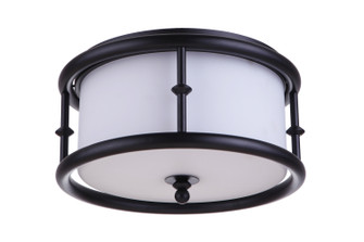 Marlowe Three Light Flushmount in Flat Black (46|53783-FB)