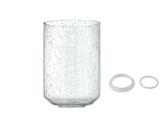 Chicago Replacement Glass in Clear Seeded Glass (46|531-GLASS)