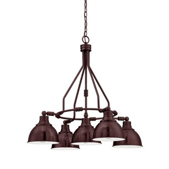 Timarron Five Light Chandelier in Aged Bronze Brushed (46|35925-ABZ)