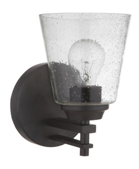 Drake One Light Wall Sconce in Flat Black (46|19606FB1)