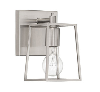 Dunn One Light Wall Sconce in Brushed Polished Nickel (46|12105BNK1)
