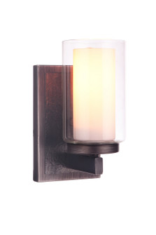 Texture One Light Wall Sconce in Natural Iron/Vintage Iron (46|11605NIVNI1)