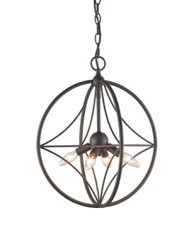 Cortez Four Light Pendant in Bronze (224|452-16BRZ)