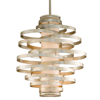Vertigo Two Light Chandelier in Modern Silver Leaf (68|128-43)
