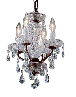 Daniele Four Light Mini Chandelier in Gold Color Plated (92|8384 GP C)