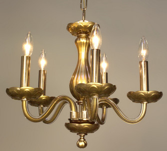 Monaco Five Light Chandelier in Gold Painted (92|82045 GLD)