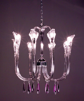 Inspiration Eight Light Chandelier in Chrome (92|82023 CH AT)