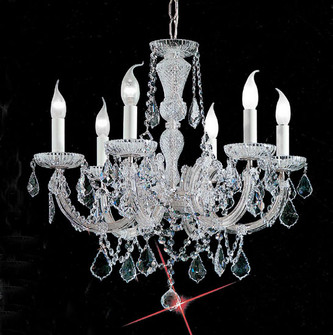 Maria Theresa Six Light Chandelier in Chrome (92|8106 CH C)