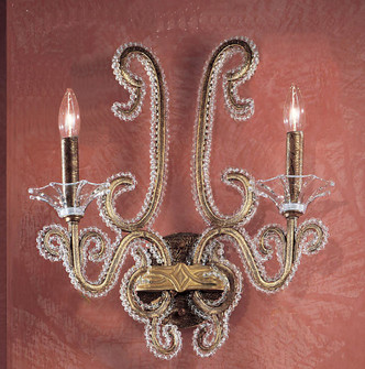 Concerto Two Light Wall Sconce in Crackle Bronze (92|69702 CBZ)