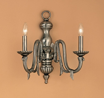 St. Moritz Two Light Wall Sconce in Pewter (92|68002 PTR)