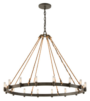 Pike Place 16 Light Chandelier in Shipyard Bronze (67|F3127)