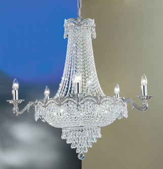 Regency II 13 Light Chandelier in Chrome with Black patina (92|1859 CHB CP)