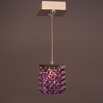 Bedazzle One Light Pendant in Chrome (92|16101 VIO)