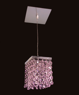 Bedazzle One Light Pendant in Chrome (92|16101 PNK)
