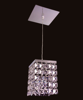 Bedazzle One Light Pendant in Chrome (92|16101 CPSQ)