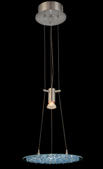 Crystal Lake One Light Pendant in Satin Nickel (92|16063 SN SAP)